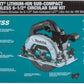 Makita XSH04RB 18V LXT® Lithium‑Ion Sub‑Compact Brushless Cordless 6‑1/2” Circular Saw Kit (2.0Ah)