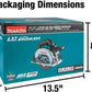 Makita XSH05ZB 18V LXT® Lithium‑Ion Sub‑Compact Brushless Cordless 6‑1/2” Circular Saw, AWS® Capable, Tool Only