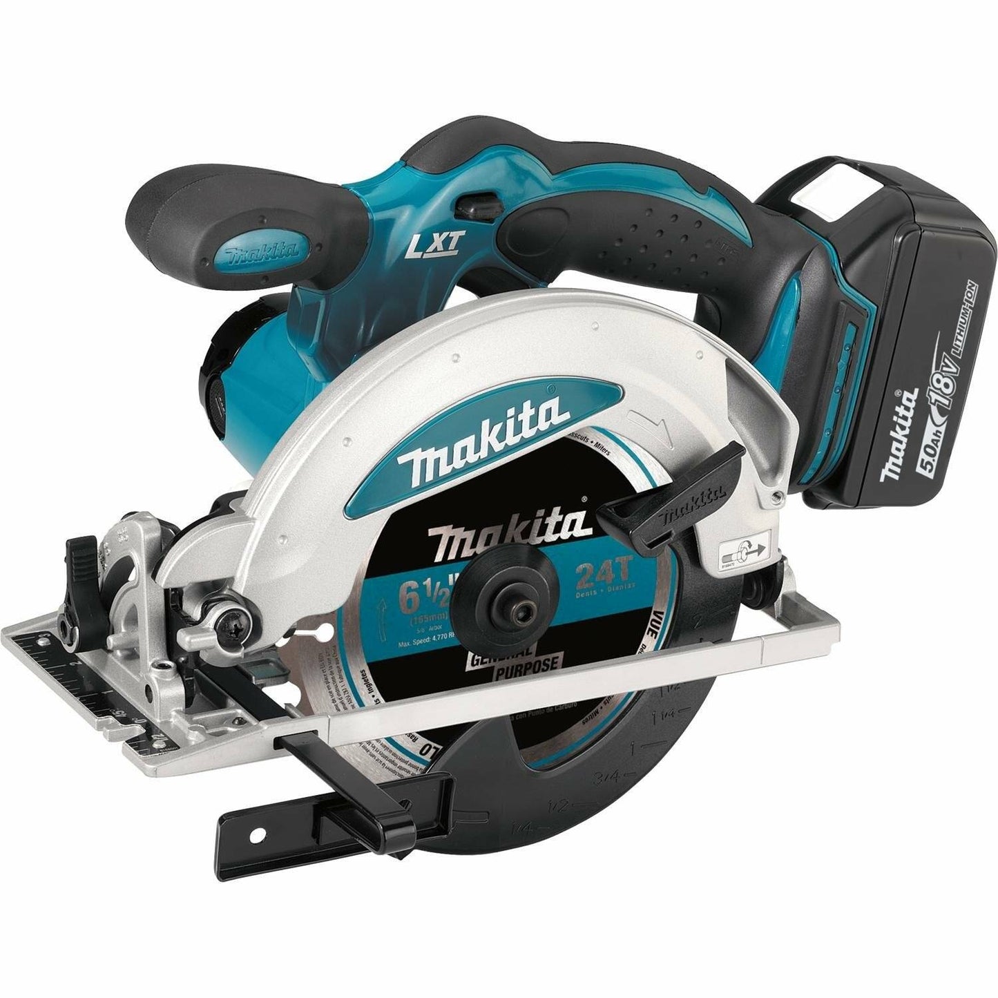 Makita XSS01T 18V LXT® Lithium‑Ion Cordless 6‑1/2" Circular Saw Kit (5.0Ah)